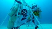 As above, so below – lunar rescue device tested underwater