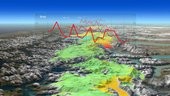 CryoSat reveals retreat of Patagonian glaciers