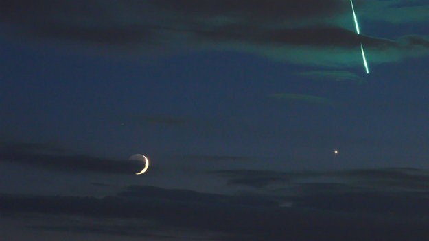 Fireball Moon Venus