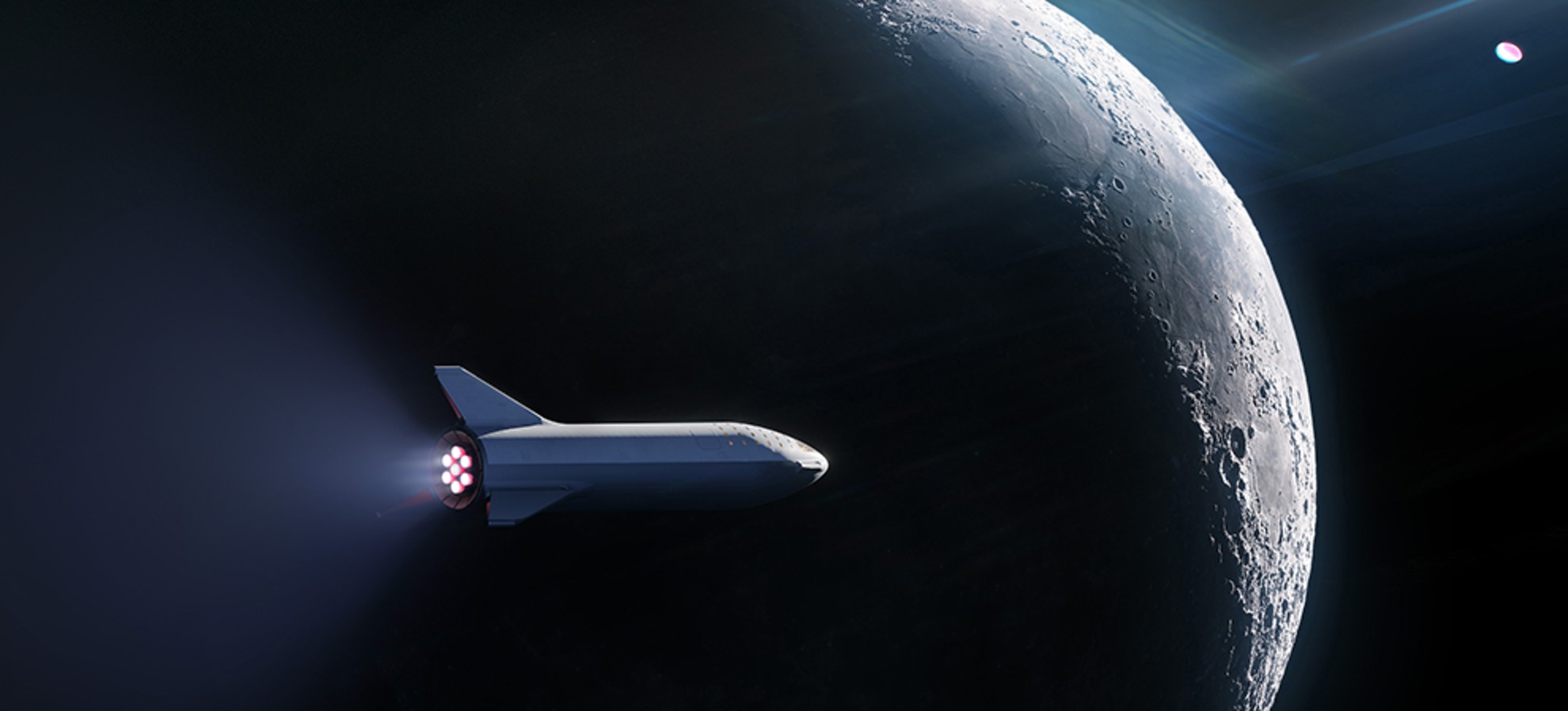 First Passenger on Lunar BFR Mission