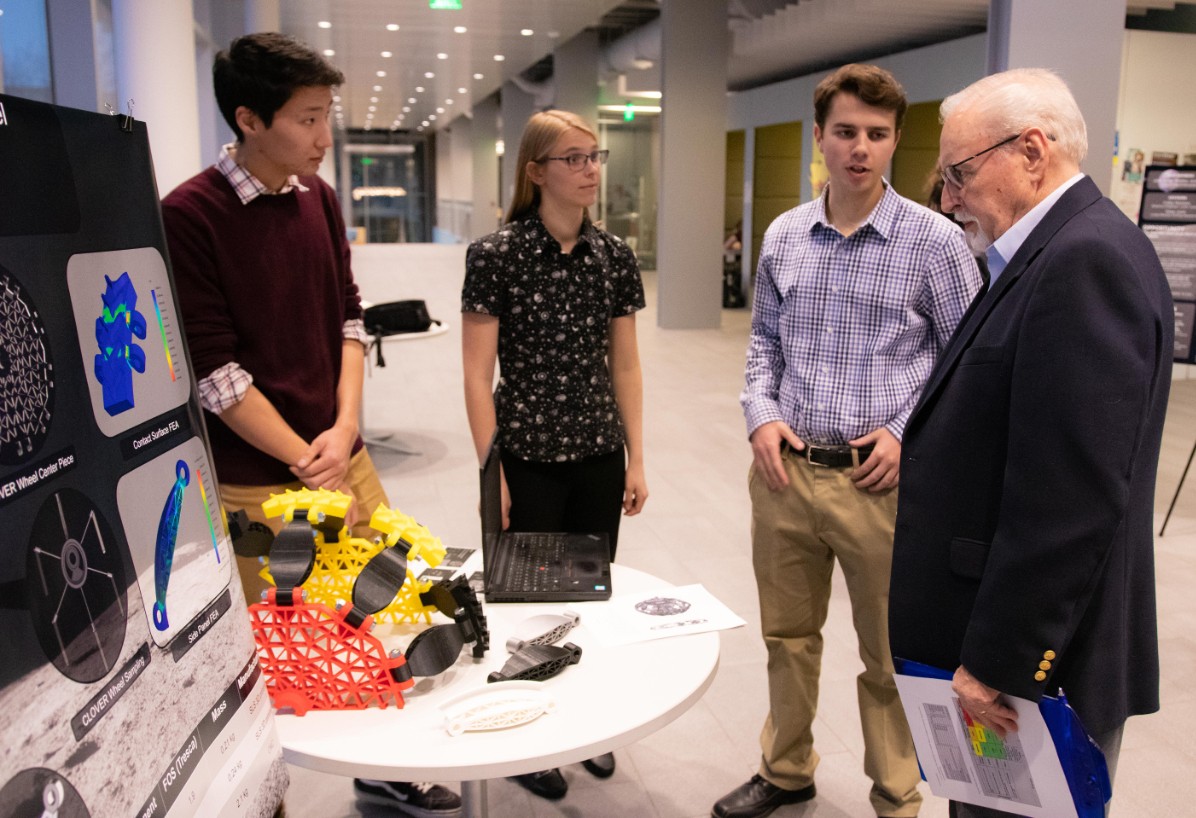 Manufacturing competition challenges students to design a new lunar rover wheel